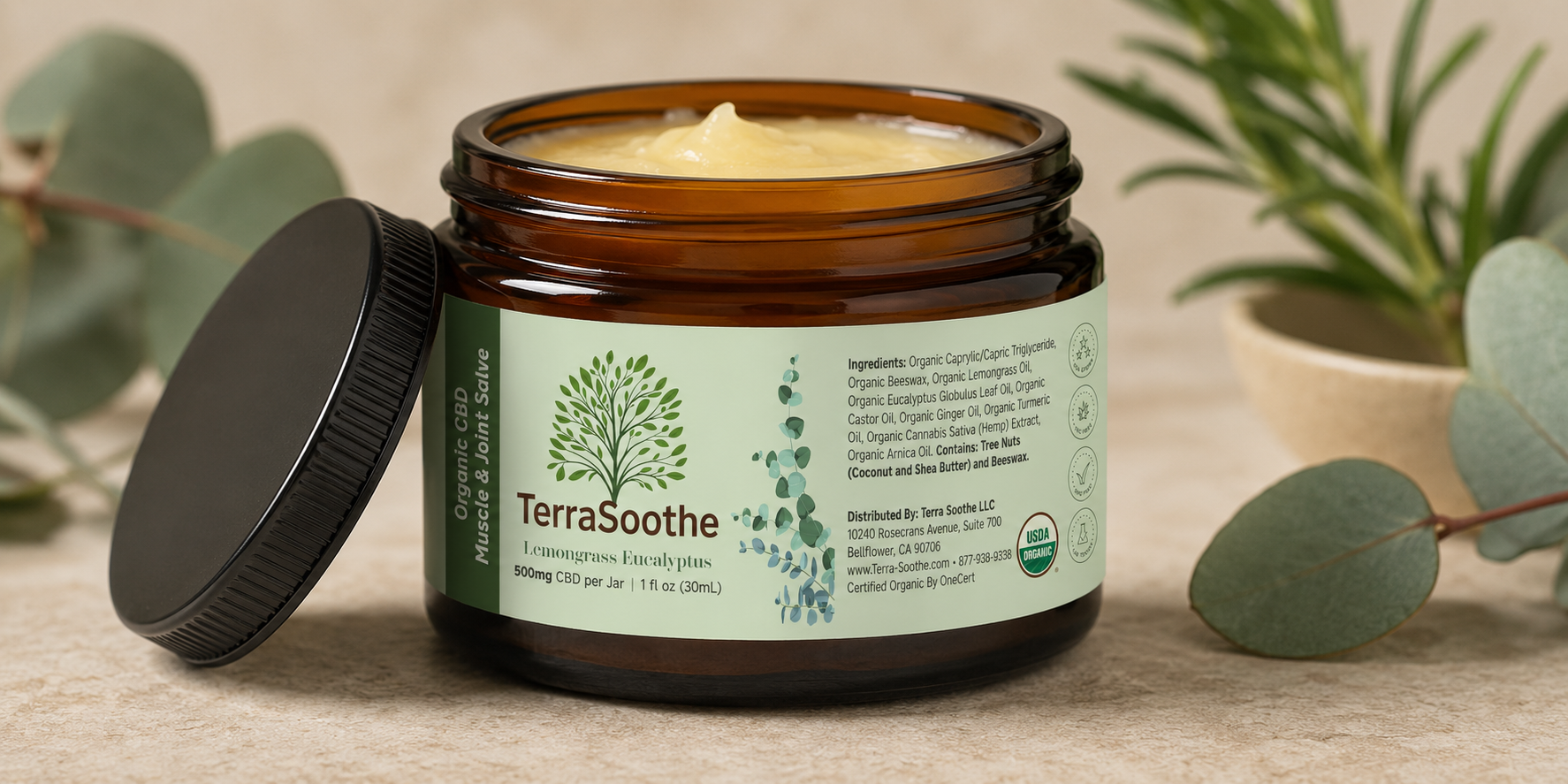 Terra Soothe™ CBD Muscle & Joint Salve 30 mL